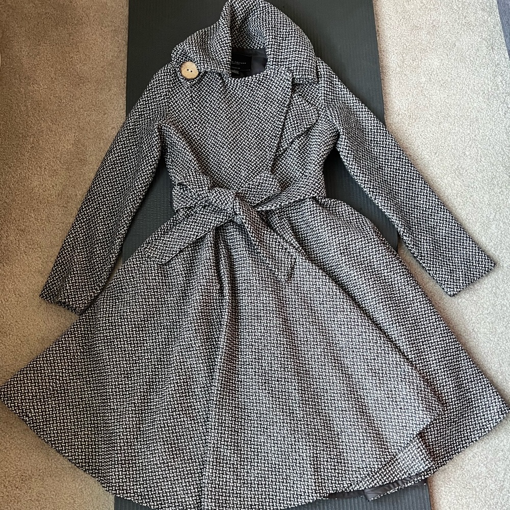 Akira Chicago Long Dress Coat Size S